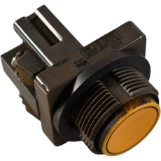 IDEC Izumi 41-10650 Yellow Push Button Switch 10A 600V Momentary