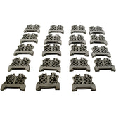 Lot of 19 Allen-Bradley 1492-EAJ35 Terminal Block End Anchors Normal Duty Gray