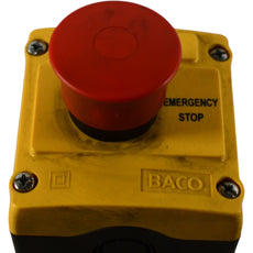Baco Emergency Stop Push Button Red Yellow Enclosure E-Stop Switch