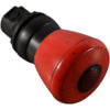 Red Pushbutton Switch Handle Knob Only 2-3/4'' OAL