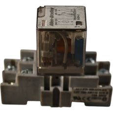 Allen-Bradley 700-HN116 Relay Socket 700-HF32Z24-4 DPDT 24VDC 10A Ice Cube