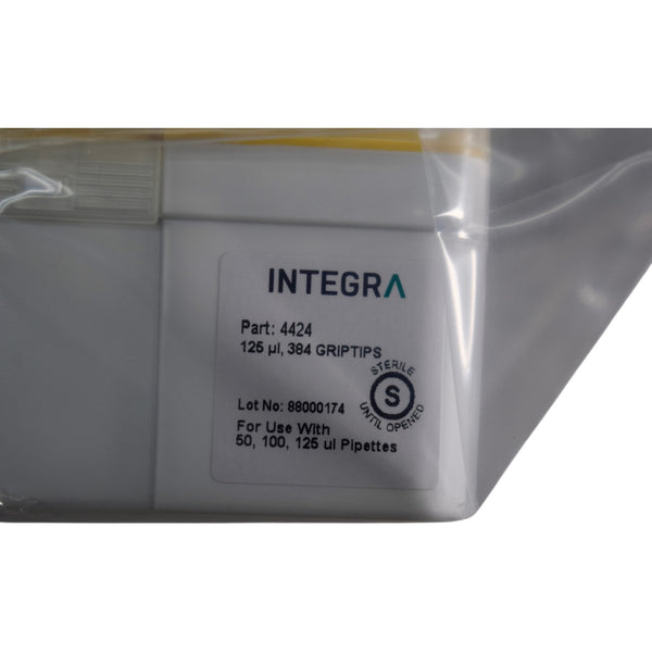 Lot of 3 NEW INTEGRA 4424 Rack of 384 GripTips 125 l Sterile Pipette T