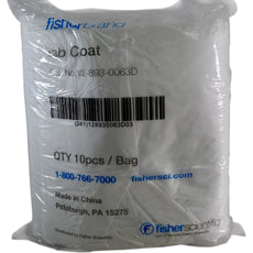 NEW Fisher Scientific 12-893-0063D Disposable Lab Coats 2X Large 10/PK