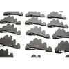 Lot of 18 Allen-Bradley 1492-WTF3 Terminal Blocks 3-Circuit 10A 300V Gray