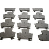 Lot of 15 Allen-Bradley 1492-JD3C 1492-JD3 Double Level Feed-Through Terminal Blocks
