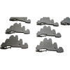 Lot of 13 Allen-Bradley 1492-WTF3 3-Circuit 10A 300V Gray Terminal Blocks