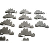 Lot of 13 Allen-Bradley 1492-WTF3 3-Circuit 10A 300V Gray Terminal Blocks