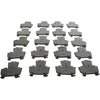 Lot of 20 Allen-Bradley 1492-JD3C 1492-JD3 Double Level Feed-Through Terminal Blocks