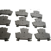 Lot of 20 Allen-Bradley 1492-JD3C 1492-JD3 Double Level Feed-Through Terminal Blocks