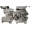 LARGE Lot of Allen-Bradley 1492-JD3C 1492-JD3 Double Level Feed-Through Terminal Blocks
