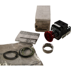 NEW Allen-Bradley 800T-FXTQH2RG1 30mm Push-Pull Button 2NO 2NC Red LED 12-130V