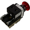 NEW Allen-Bradley 800T-FXTQH2RG1 30mm Push-Pull Button 2NO 2NC Red LED 12-130V