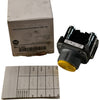 NEW Allen-Bradley 800TC-A9A Ser T Yellow Flush Push Button 1NO 1NC 30mm