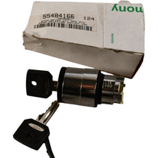 NEW Schneider Electric XB4-BG61 22mm Key Switch Selector 2 Pos 1NO Metal Bezel