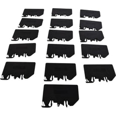 NEW Lot of 16 Allen-Bradley 1492-N37 Terminal Block End Barrier Black