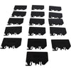 NEW Lot of 16 Allen-Bradley 1492-N37 Terminal Block End Barrier Black
