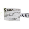 NEW SEM HJ130C8-68S Servo Motor 5.7NM 7.2A 4000RPM 270VAC 60Hz #4074647-0229
