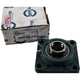NEW AMI UCF206-19 1-3/16'' 4-Bolt Flange Bearing Unit Cast Iron Set Screw Lock