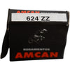 NEW Amcan 624-ZZ Deep Groove Ball Bearing 4x13x5mm Metal Shielded