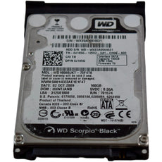 WD Scorpio Black WD1600BJKT-75F4T0 160GB 7200 RPM 2.5'' SATA HDD