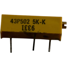 Spectrol/Bourns 43P502 5K-K Cermet Trimmer Potentiometer