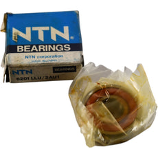 NEW NTN 6201-LLU/2AU1 Deep Groove Ball Bearing 12x32x10mm Sealed CN Clearance