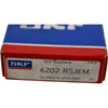NEW SKF 6202 RSJEM Deep Groove Ball Bearing 15x35x11mm Single Sealed