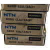 Lot of 5 NEW NTN 6202-LLU/2AU1 Deep Groove Ball Bearings 15x35x11mm Sealed