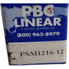 NEW PBC PSM1216-12 Linear Sleeve Bearing 12mm ID x 16mm OD x 12mm L