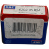 NEW SKF 6202-RSJEM Deep Groove Ball Bearing 15x35x11mm Single Sealed Steel Cage