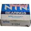 NEW NTN 51204 Thrust Ball Bearing 20x40x14mm Single Direction