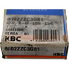 NEW KBC 6002ZZC3G81 Deep Groove Ball Bearing 15x32x9mm Double Shielded C3