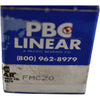 NEW PBC FMC20 Linear Plain Bearing 20mm ID Compensated