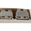 Pack of 50 NEW Allen-Bradley 1492-W4 DIN Rail Terminal Blocks 30A 600V Grey