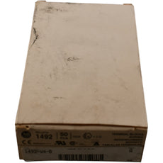 Pack of 50 NEW Allen-Bradley 1492-W4-B Blue DIN Rail Terminal Blocks