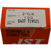 Pack of 600 NEW JST 2-YS3A Uninsulated Crimp Fork Terminals 16-14 AWG 3.5mm Stud