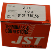 Lot of 900 NEW JST 2-1AF Uninsulated Blade Crimp Terminals 16-14 AWG