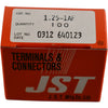 Lot of 800 NEW JST 1.25-1AF Uninsulated Blade Crimp Terminals 22-16 AWG