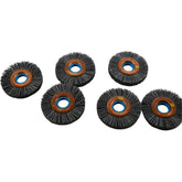 Lot of 6 NEW Weiler Industrial Brushes Model S07200 2'' OD 1/2'' Bore