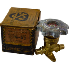 NEW Superior Valve Co. 214-6S 3/8'' Solder Brass Packless Diaphragm Valve HVAC
