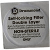 NEW Drummond Self-Locking Double Layer Filter 0.8�m Non-Sterile Pipet-Aid