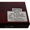Mitutoyo 516-946-26 Metric Rectangular Gage Block Set 87pc Grade 0 Steel