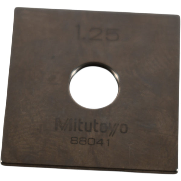 Mitutoyo 88041 1.25mm Square Steel Gage Block Inspection Standard – VB ...