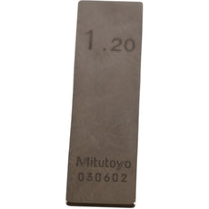 Mitutoyo 030602 1.20mm Rectangular Steel Gage Block Inspection Standard