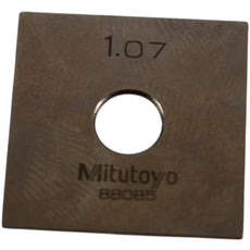 Mitutoyo 88085 1.07mm Square Steel Gage Block Inspection Standard