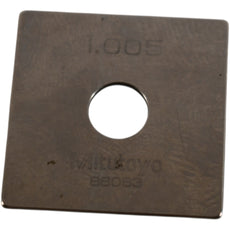 Mitutoyo 88063 1.005mm Square Steel Gage Block Inspection Standard