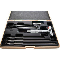 Mitutoyo 129-128 Depth Micrometer 0-6'' .001'' 2.5'' Base w/ Engravings