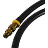 Parker 7520-4 1/4'' ID 200 PSI Low Pressure Air Hose with Fittings