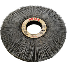 NEW Abtex TT-9050090 8'' Wire Wheel Brush .022/120 Grit 2'' Bore