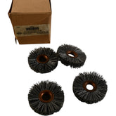 Pack of 4 NEW BRM Brush Research 08431 CY 2-1/4'' Wire Brush .022/120SC 1/2 AH